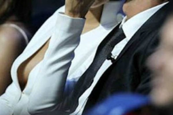 Χωρίς σουτιέν στην κλήρωση η σύντροφος του Christiano Ronaldo