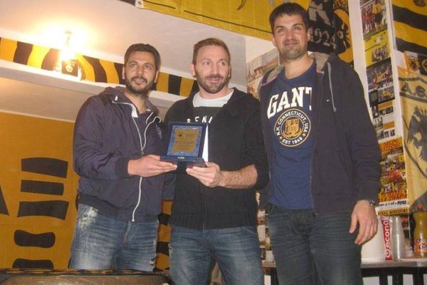 ΑΕΚ: Τιμήθηκε ο Πολυτάρχου (photos)