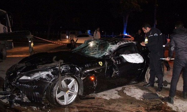 Σοκαριστικές εικόνες από την καταστροφή της Ferrari του Γιλμάζ! (video)